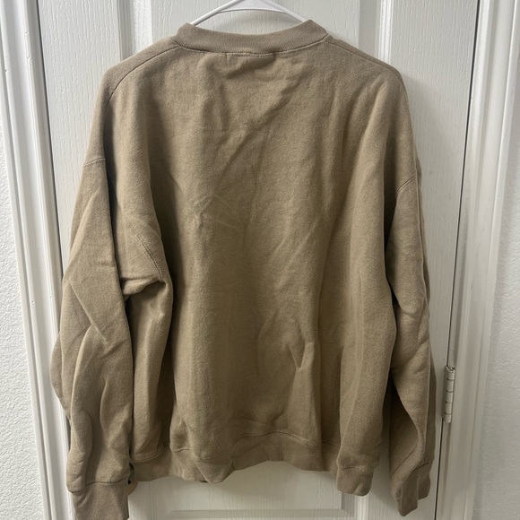 Fruit of the Loom Mr. Fix It Vintage Embroidered Crewneck Sweatshirt XL Tan - Picture 6 of 6